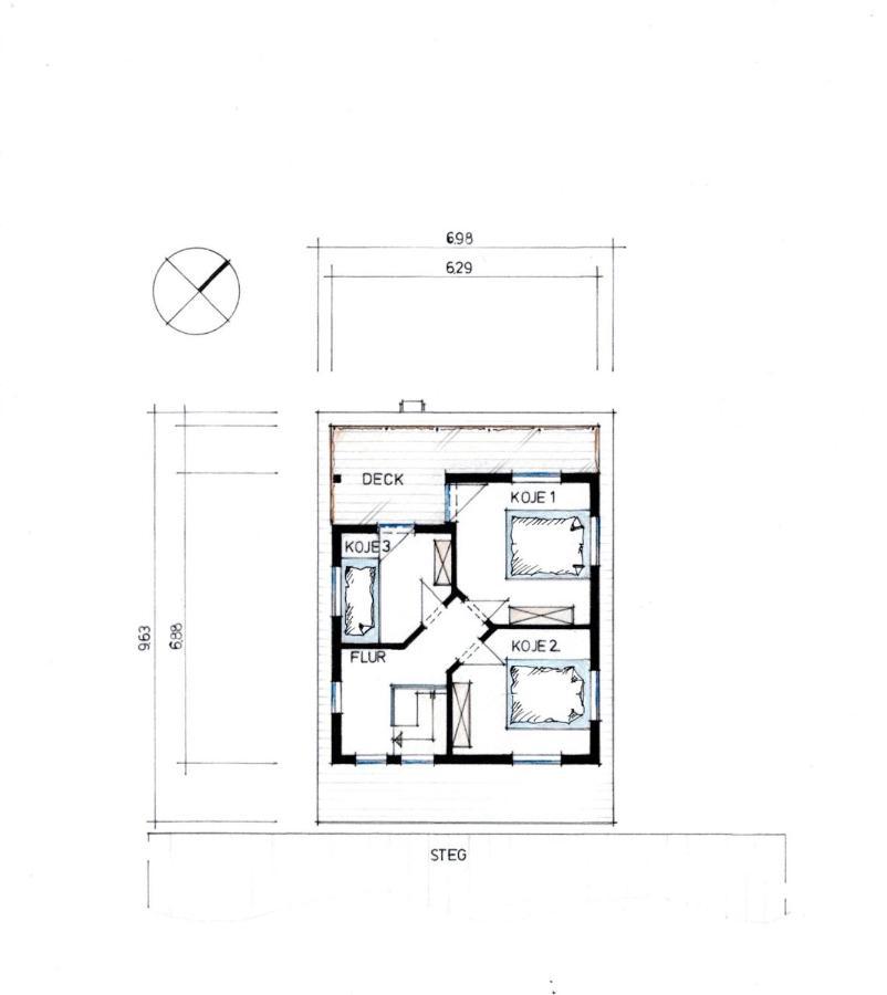 4 Sterne Dtv Floating House 호텔 Kröslin 외부 사진